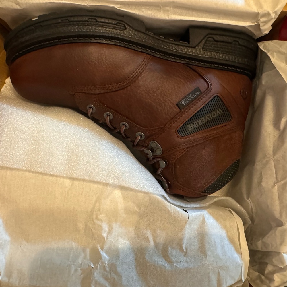 Wolverine Men's Dark Brown Leather Boots